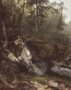 Asher Brown Durand, Study from Nature rocks and trees in the Catskills